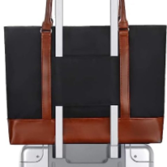 Woman Laptop Tote Bag,USB Teacher Bag Large Work Bag Purse Fits 15.6 in Laptop… main image 4